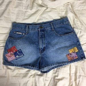 Vintage 00’s Zana Di Patchwork Jean Shorts Size 13